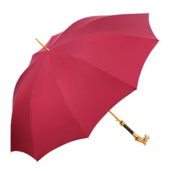 Best Il Marchesato Premium Men's Exclusive Luxury Umbrella with 24K dog handle