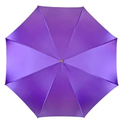 Outlet Il Marchesato Prezioso ombrello viola con cristalli gialli