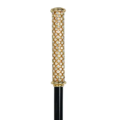 Hot Il Marchesato Regal Crystal Touch: 24K Gold-Plated Walking Sticks with Crystals