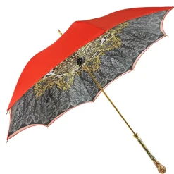 Clearance Il Marchesato Rosso e grigio con corone interne