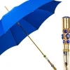Discount Il Marchesato Sapphire Splendor: Handcrafted Electric Blue Umbrella with Crystal Han