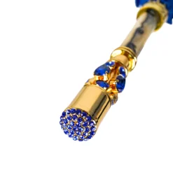 Discount Il Marchesato Sapphire Splendor: Handcrafted Electric Blue Umbrella with Crystal Han