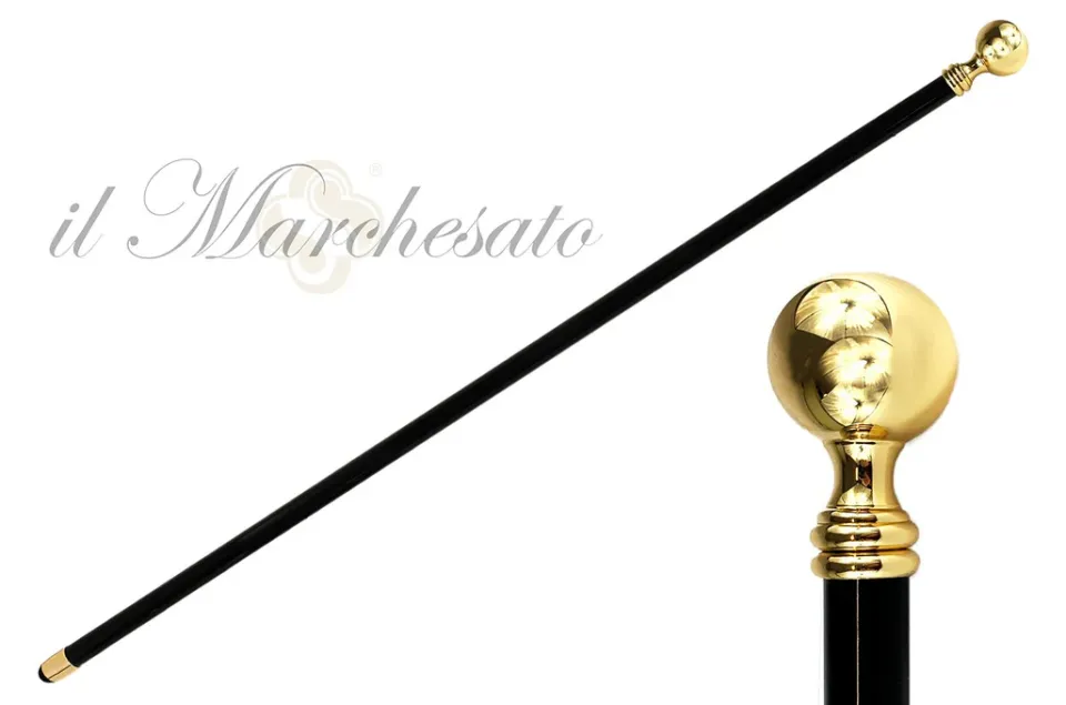 Fashion Il Marchesato Sfera in ottone placcata oro 24K