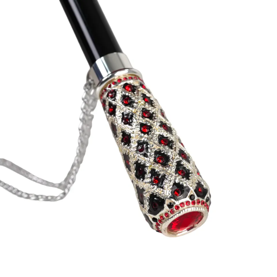 New Il Marchesato Special Edition Umbrella Featuring Black Ruffles and Silver-Plated Acc