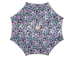 Sale Il Marchesato Splendido ombrello grigio con viola chiaro all'interno