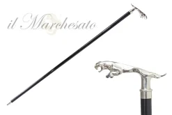 Outlet Il Marchesato Stick a passeggio Jaguar 925Silver placcato