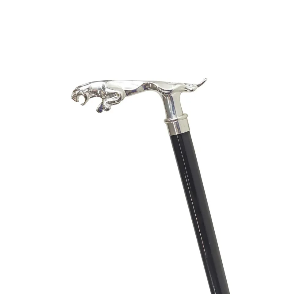 Outlet Il Marchesato Stick a passeggio Jaguar 925Silver placcato