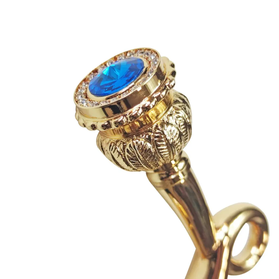 Best Il Marchesato Stick a piedi - robusta maniglia ottica da 24k oro.
