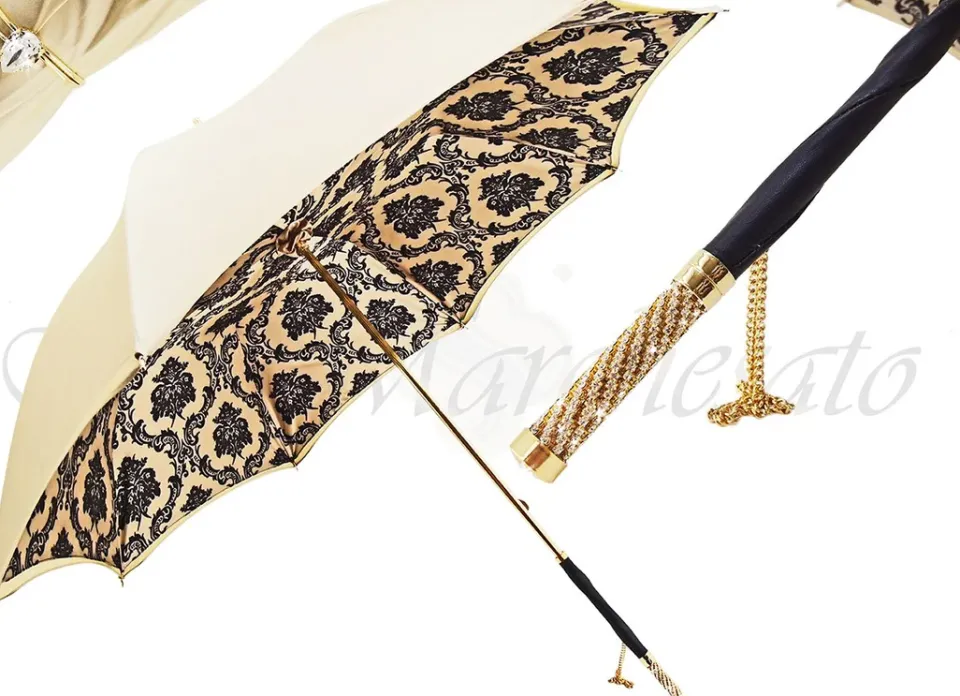 Sale Il Marchesato Stylish Baroque Design - Handmade Fashion Umbrella For Women Ombrelli