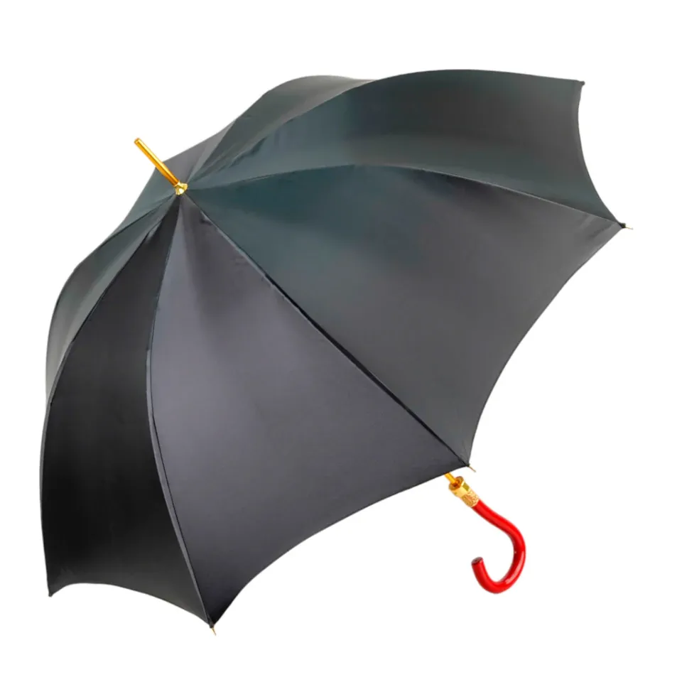 Fashion Il Marchesato Stylish Black and Red Umbrella