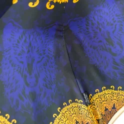 Online Il Marchesato Umbrella with Hand-Painted Golden Wolf