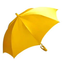 Sale Il Marchesato Umbrella with Painted Canvas Style Fabric - Leather handle