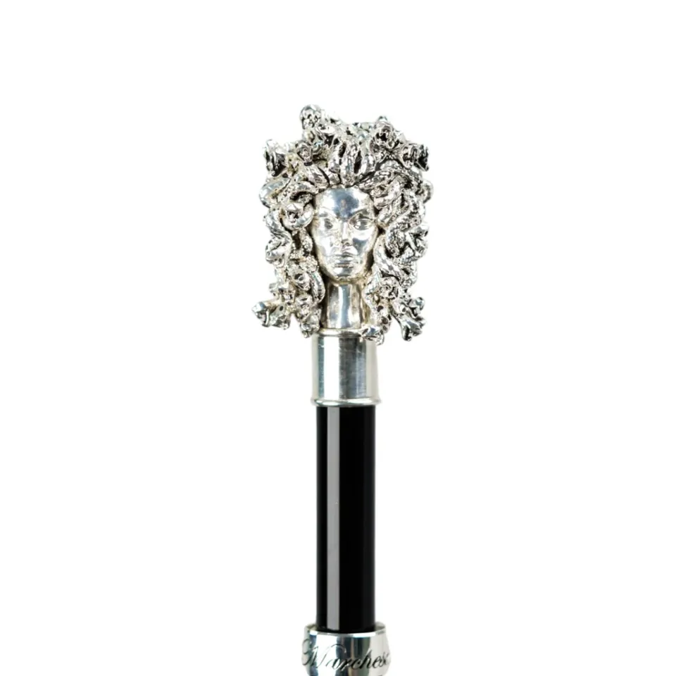 Online Il Marchesato Wonderful Medusa umbrella in black greek